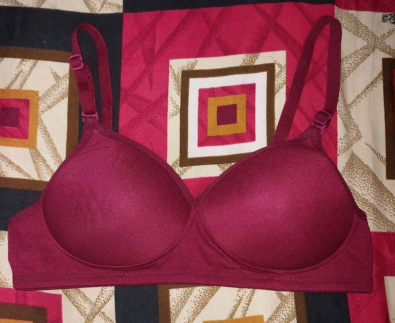 Burgundy Bra