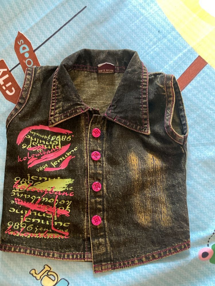 Denim Jacket For Baby Girl Or Boy