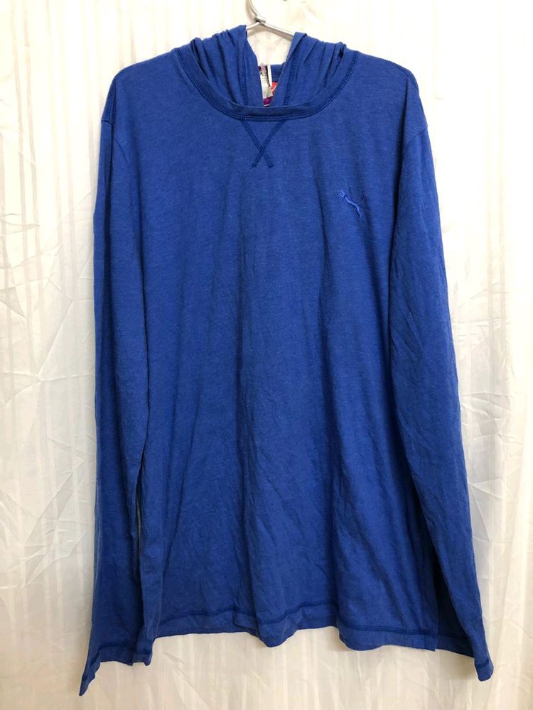 Puma Blue Long Sleeve hoodie