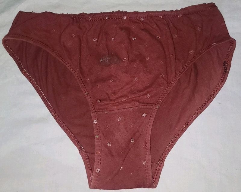 Beautiful Red Panty Used Only Last 3 Times