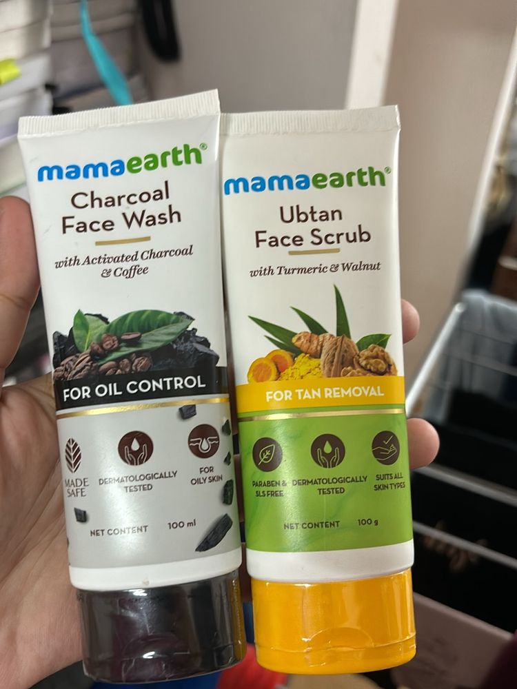 2 Mamaearth Face wash