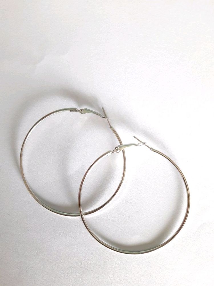 Hoop Earrings Silver