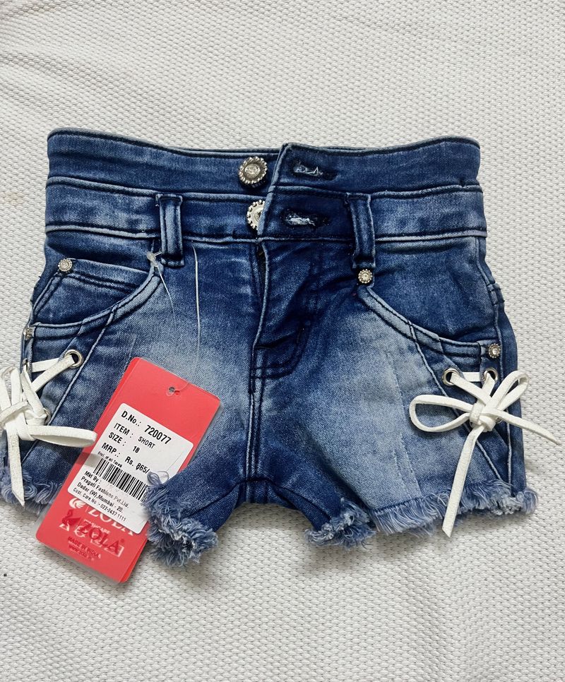 Baby Shorts Denim