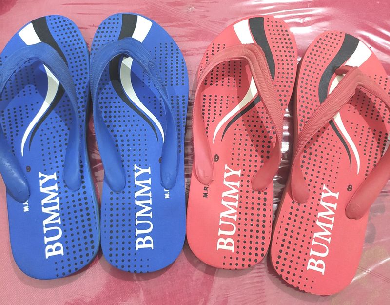 4 Piece Combo Men Hawaii Slipper Size:- 8 Or 9