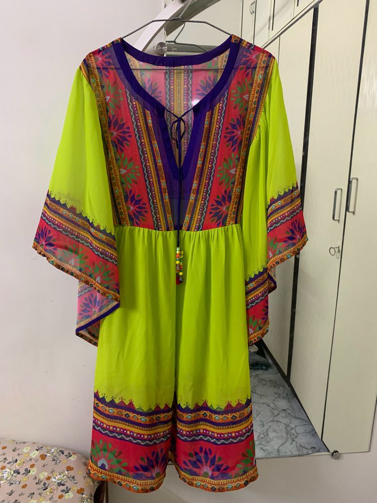 Multicoloured Free size Tunic