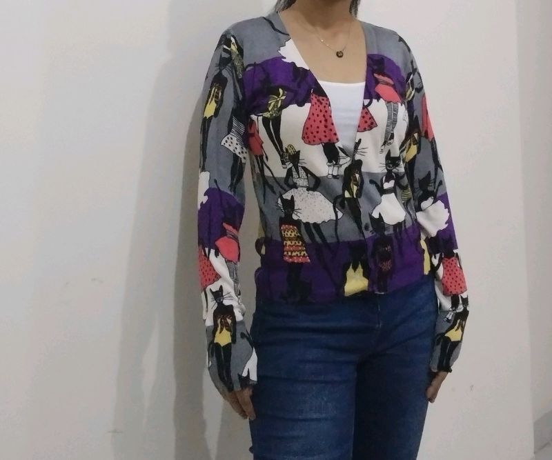 Cute Cartoon Cardigan