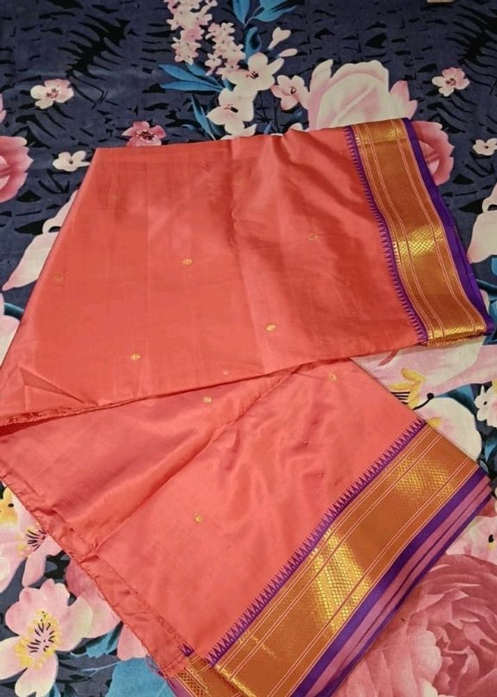 Pure Silk Saree With Stitched Blouse