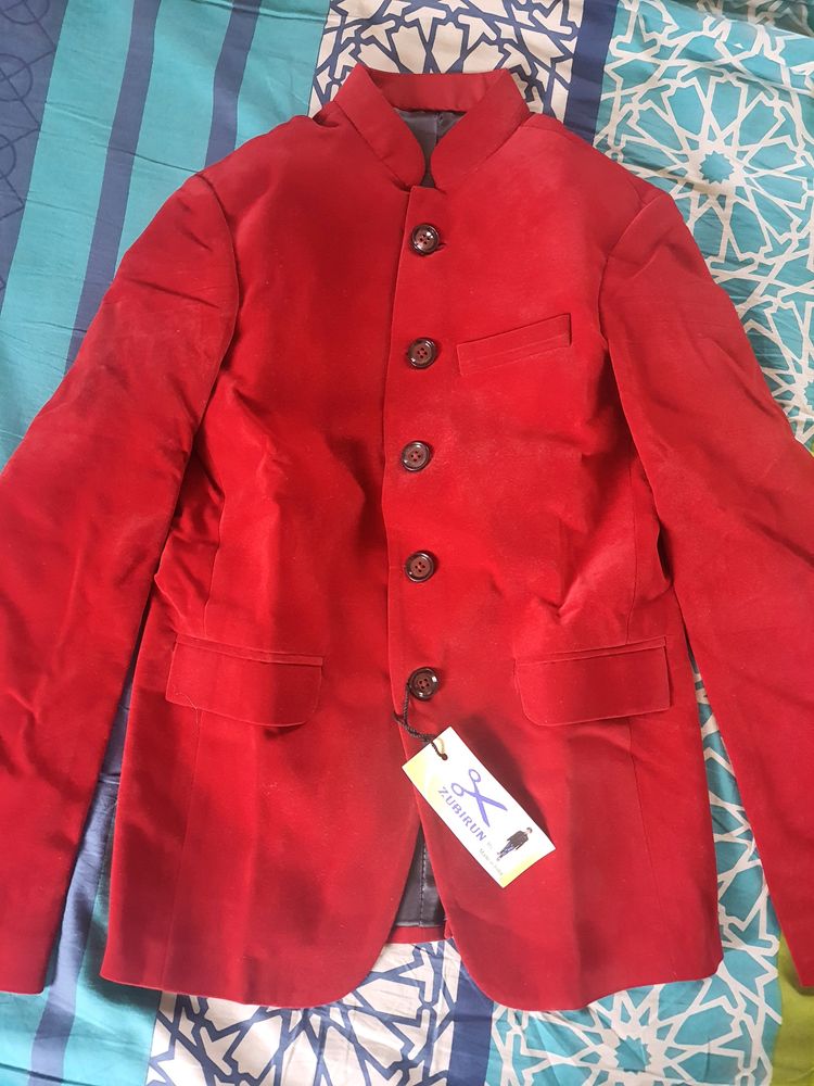 Velvet Blazer For 8 To 10 Yrs Boys Not Even Used