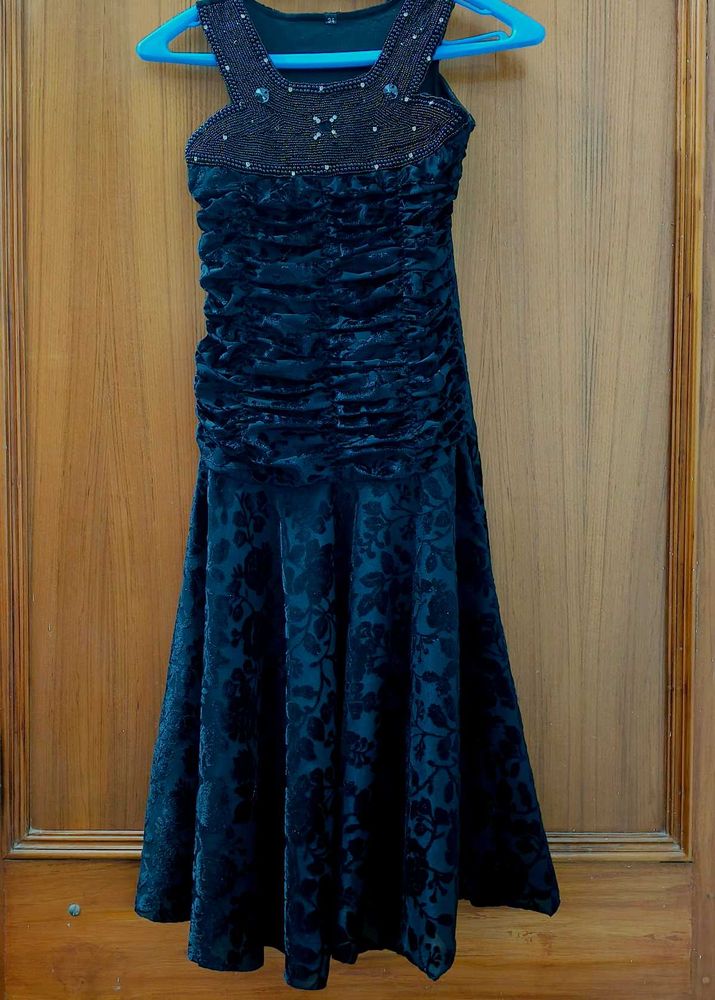 🍂1980s Black vintage dress 🖤🐈‍⬛