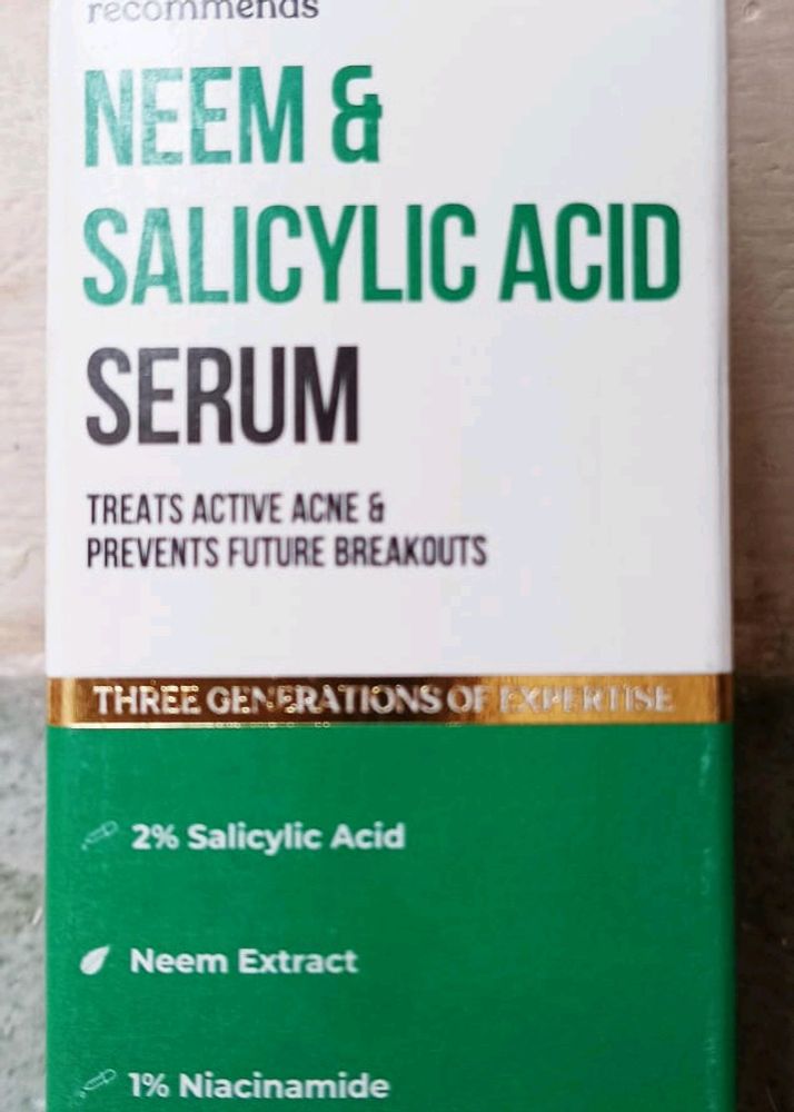 Neem And Salicylic Acid Serum