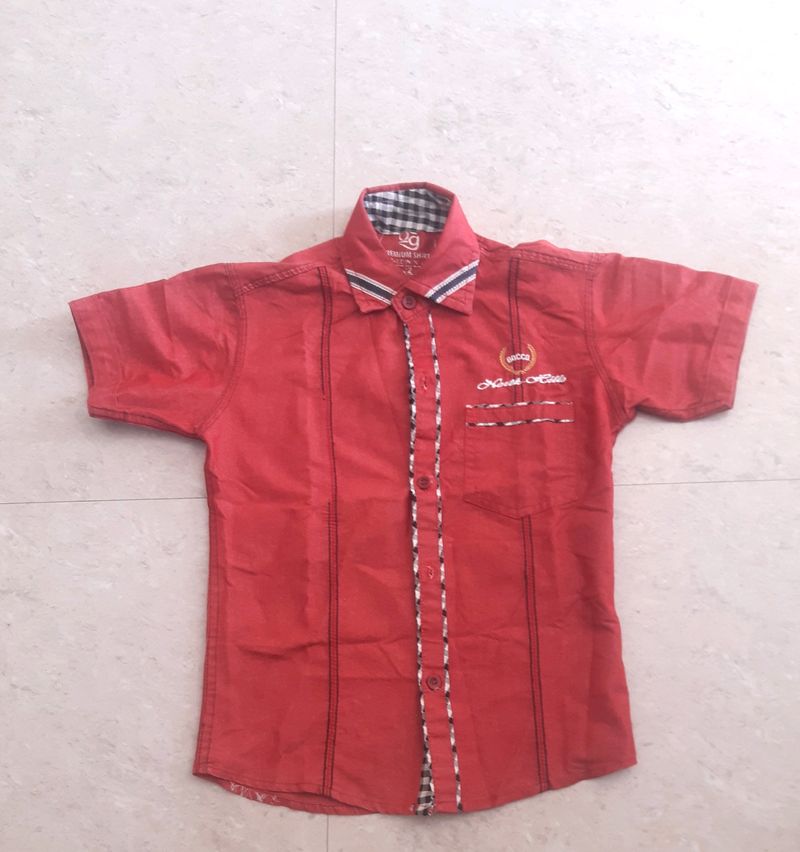 Red Shirt For Boys