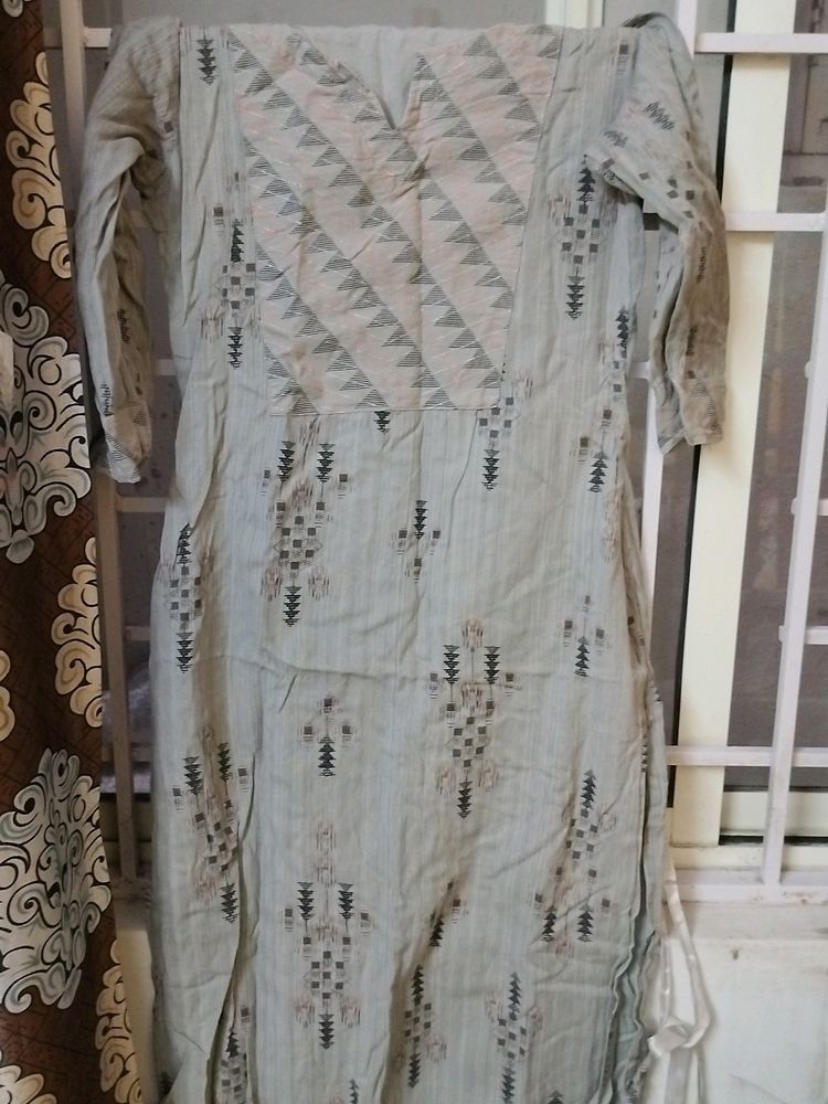 Grey Kurta Set