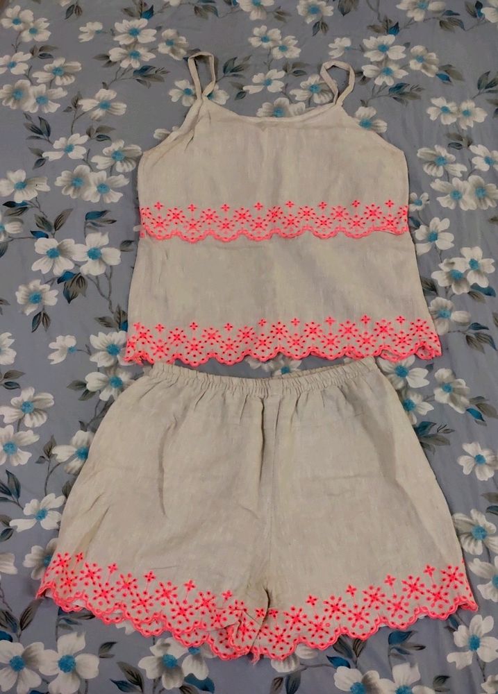 Pure Cotton Co-ord Set 💗💗