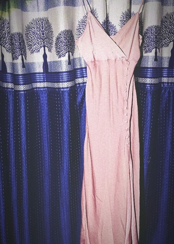 SLIP V-NECK MAXI DRESS ּ ֶָ֢.