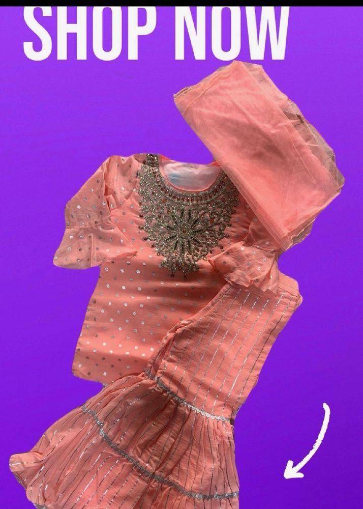 Girls Sharara Suit