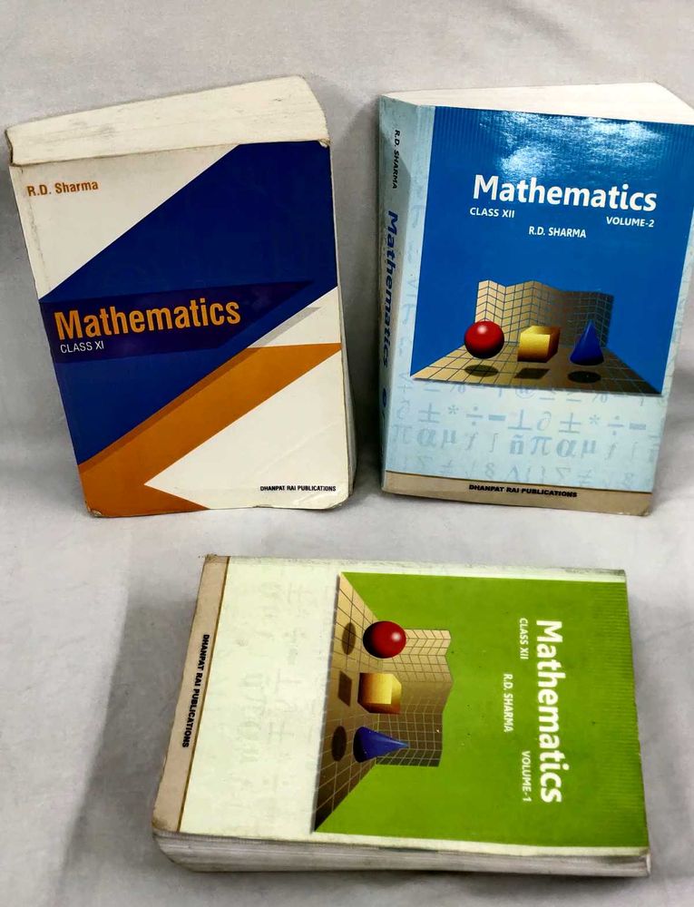 R. D . SHARMA  MATHS BOOK SET OF 3