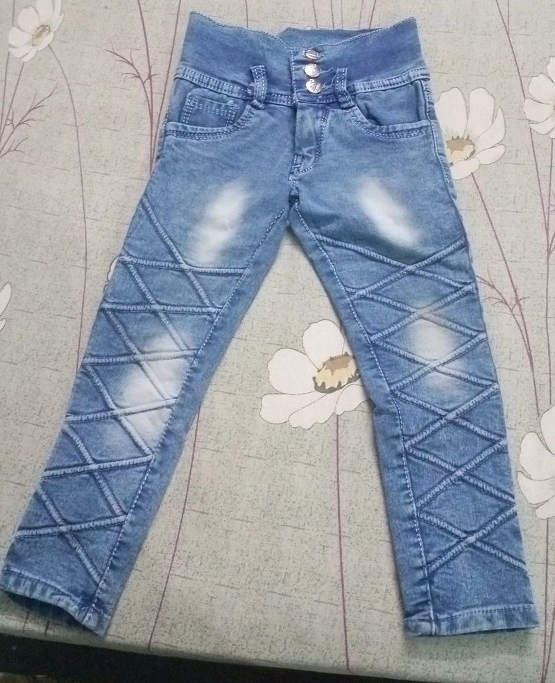 Jeans For 2-4 Yrs Girls