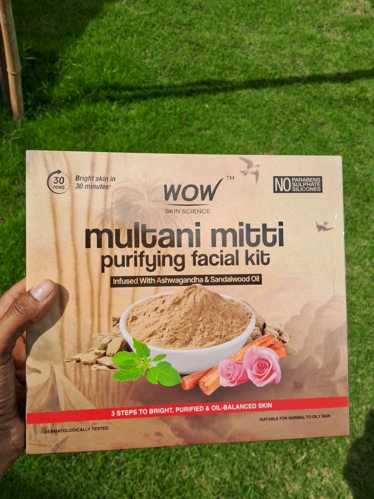 Wow Multani Mitti Facial Kit