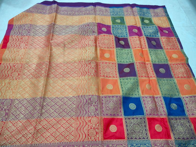 Multicolored Saree