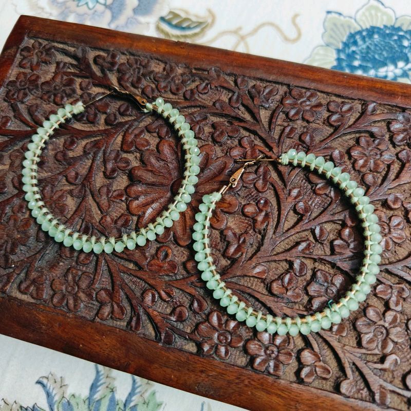 Sage Green Hoops