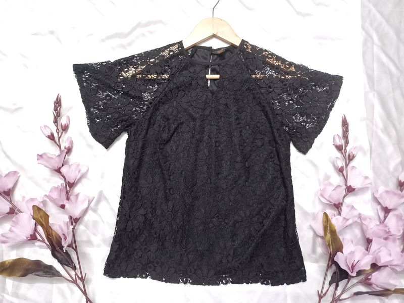 Black Lace Top