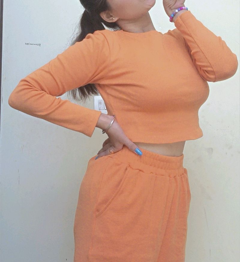 Very Beautiful My Zara Orange Shade Coord Set