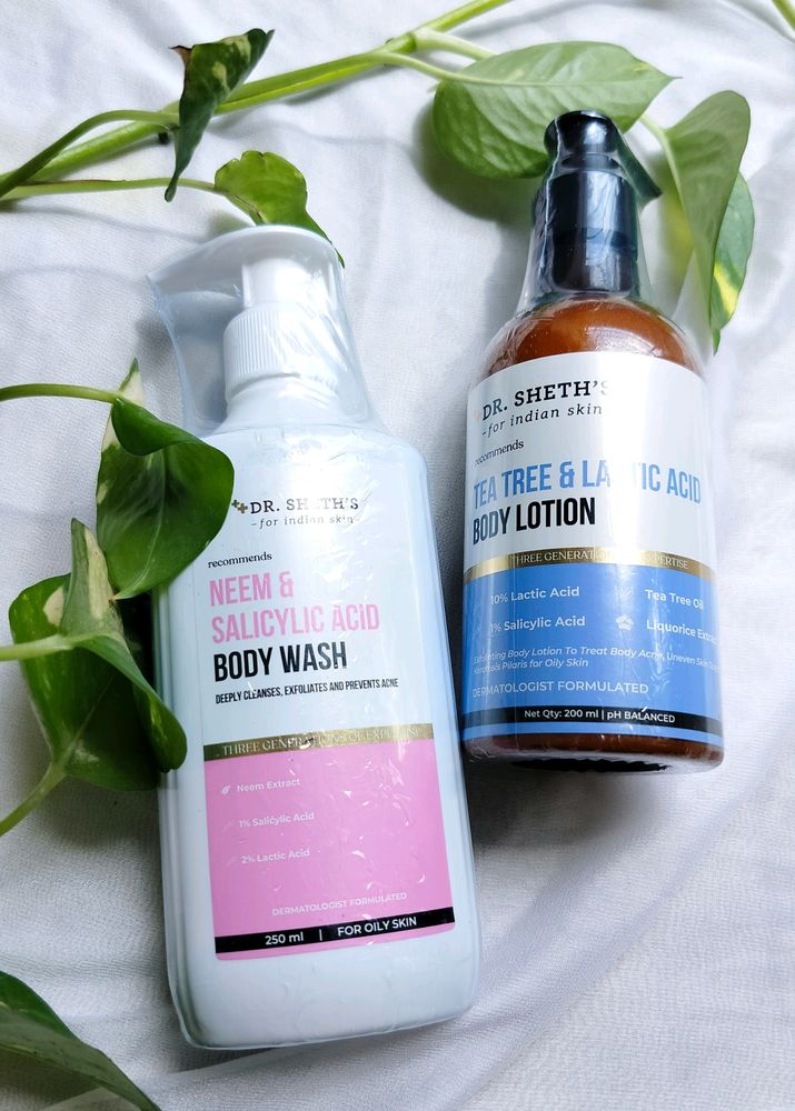 Dr. Sheth Body Lotion And Wash