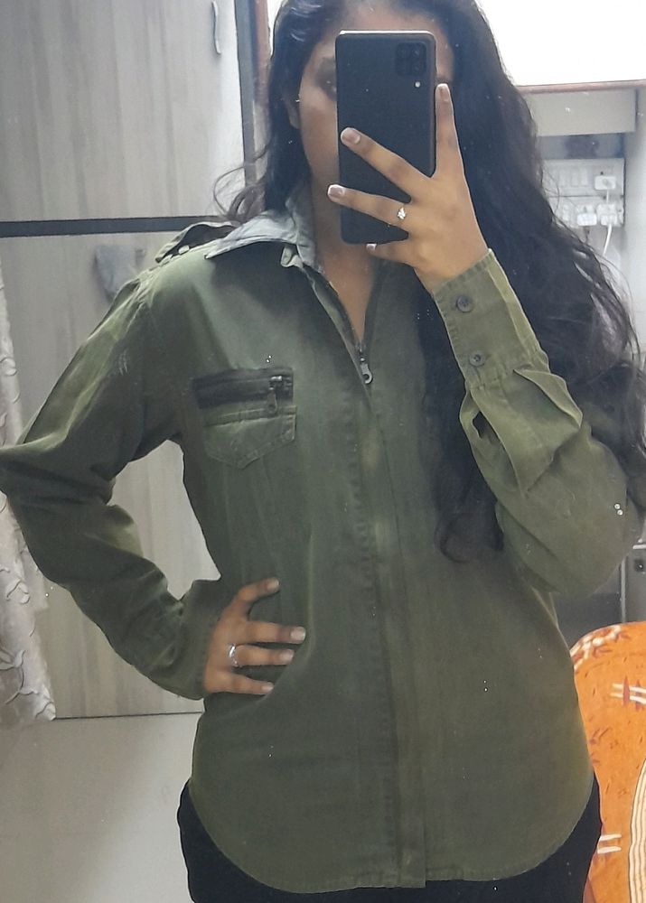 OLIVE GREEN JACKET😍😍