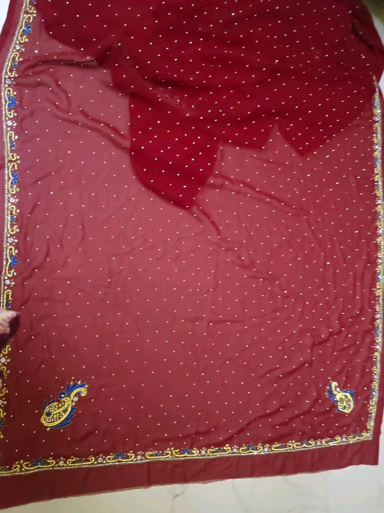 Full Stone Saree