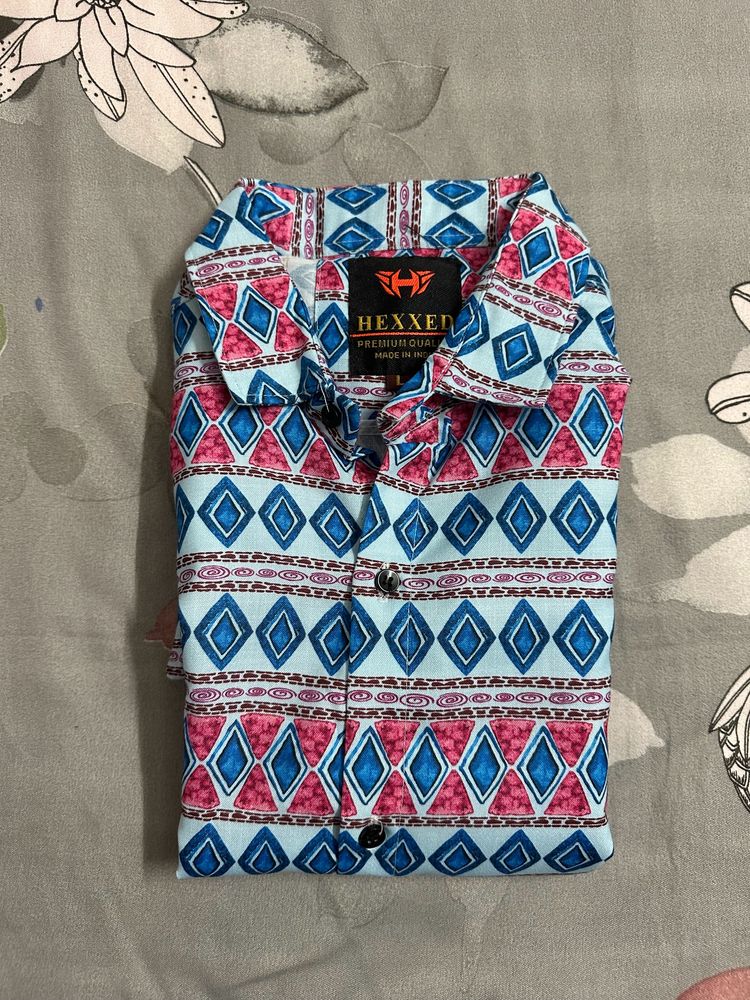 Sanganeri Pattern Shirt