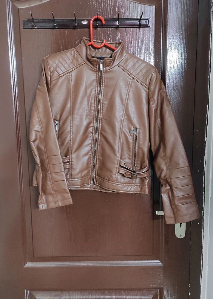 Winter Leather Jacket(brrown)