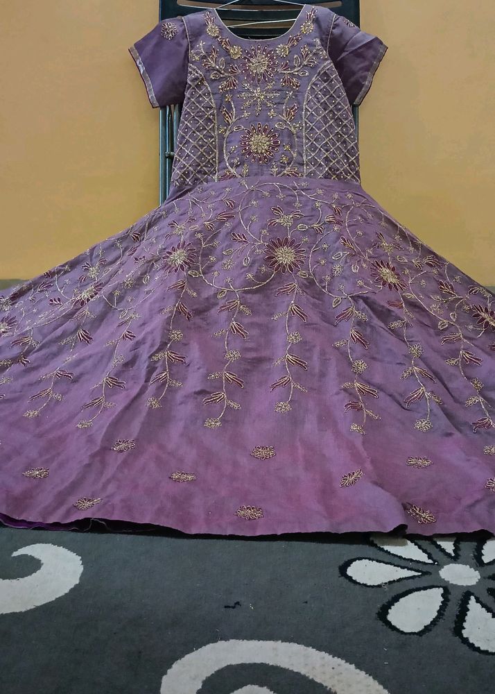 Heavy Purple Gown 😍