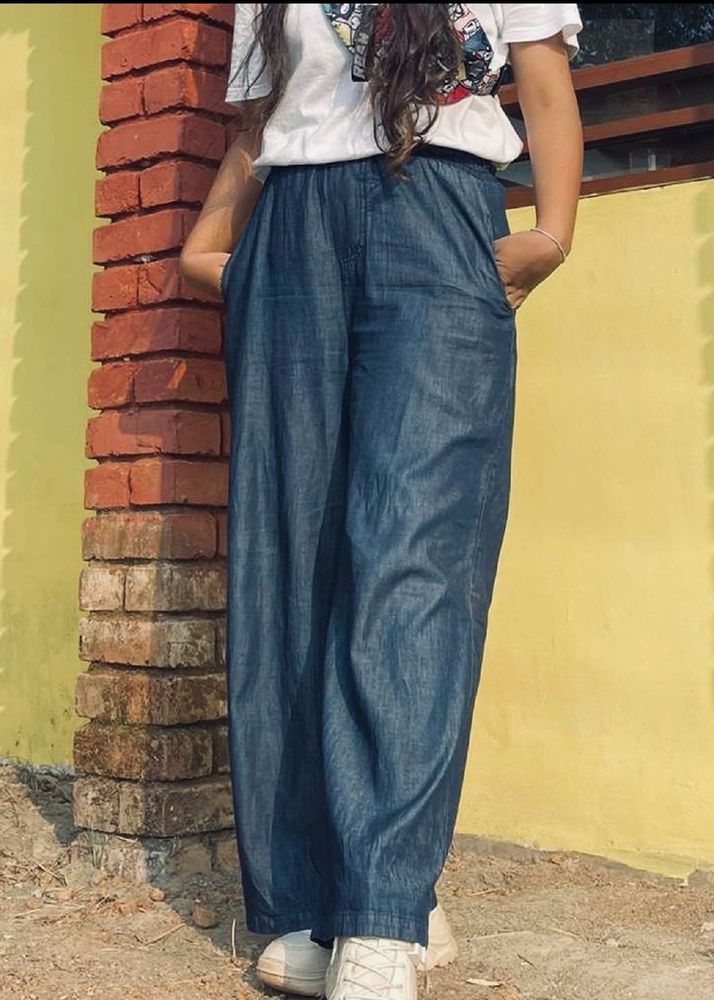 Palazzo Pants With Pockets