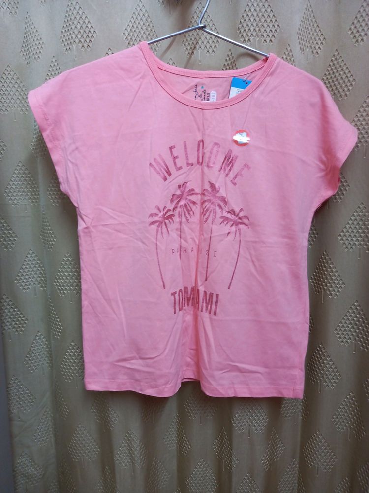 Printed Graphic T Shirt For Girls