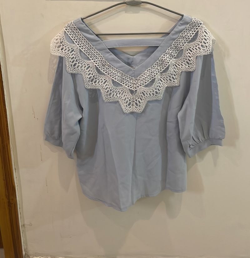 Beautiful Light Blue Top