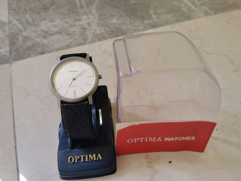 Optima analog watch.