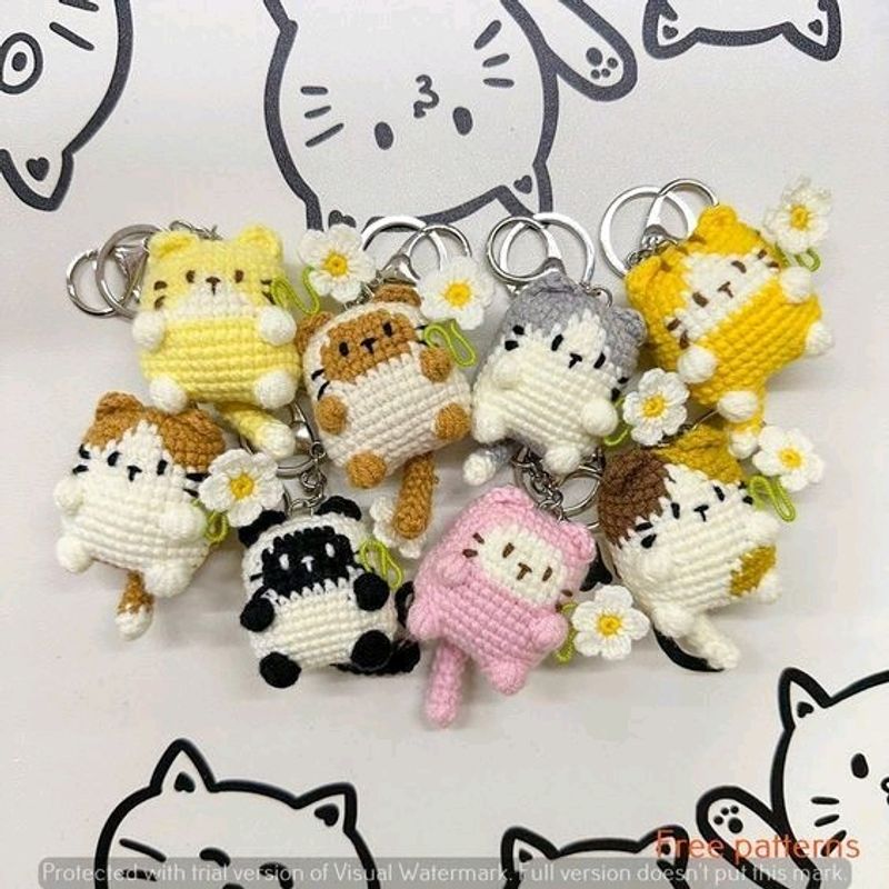 Cat Kawaii Keychain