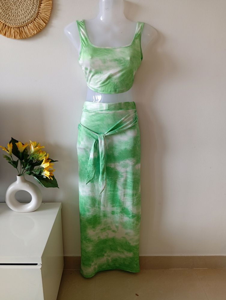 Urbanic Green Tie Dye Coord Set