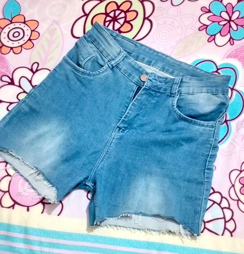 Sky Blue Comfy Shorts