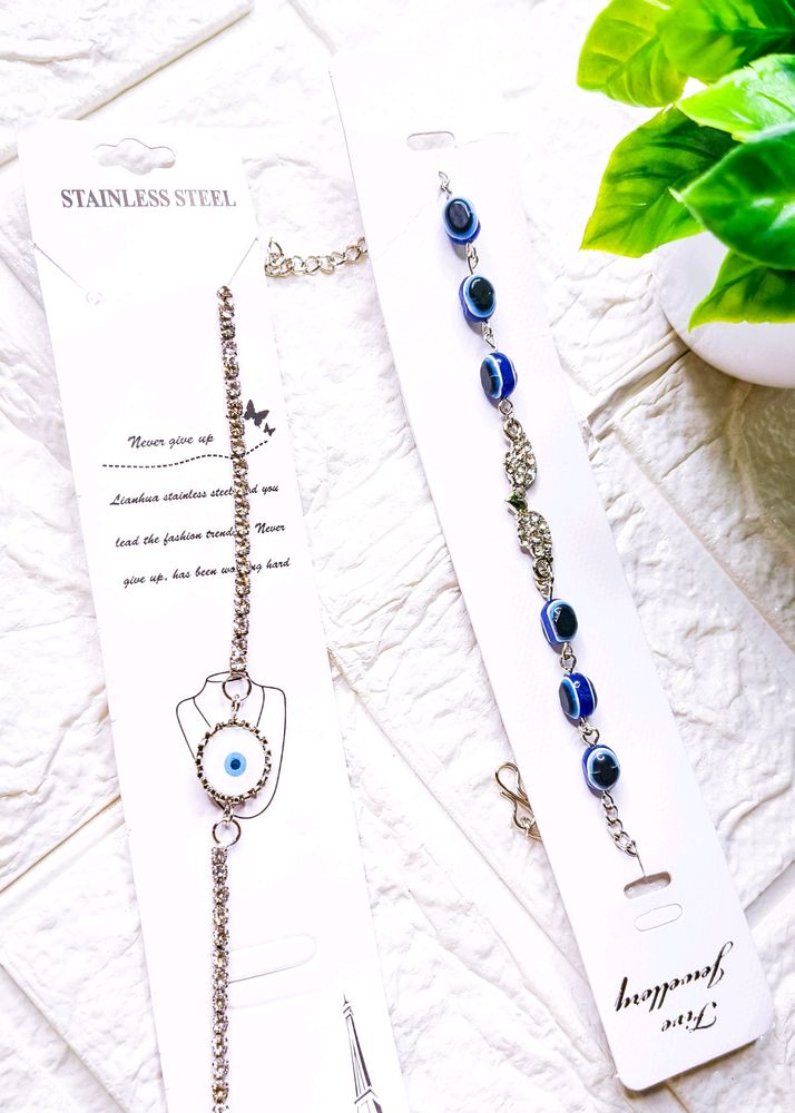 Evil Eye Bracelets Combo Set