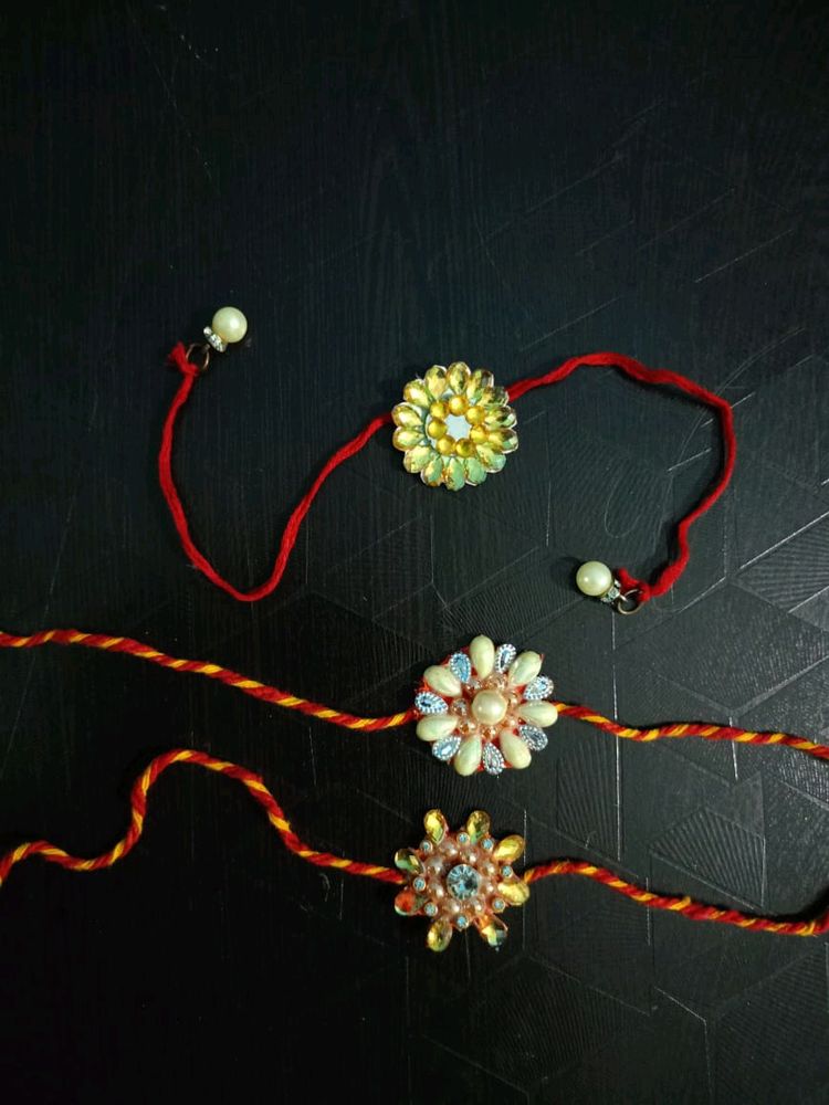 3 Handmade Rakhi