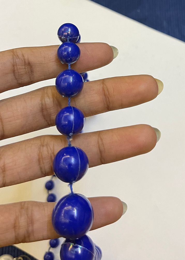 Blue Beads necklace