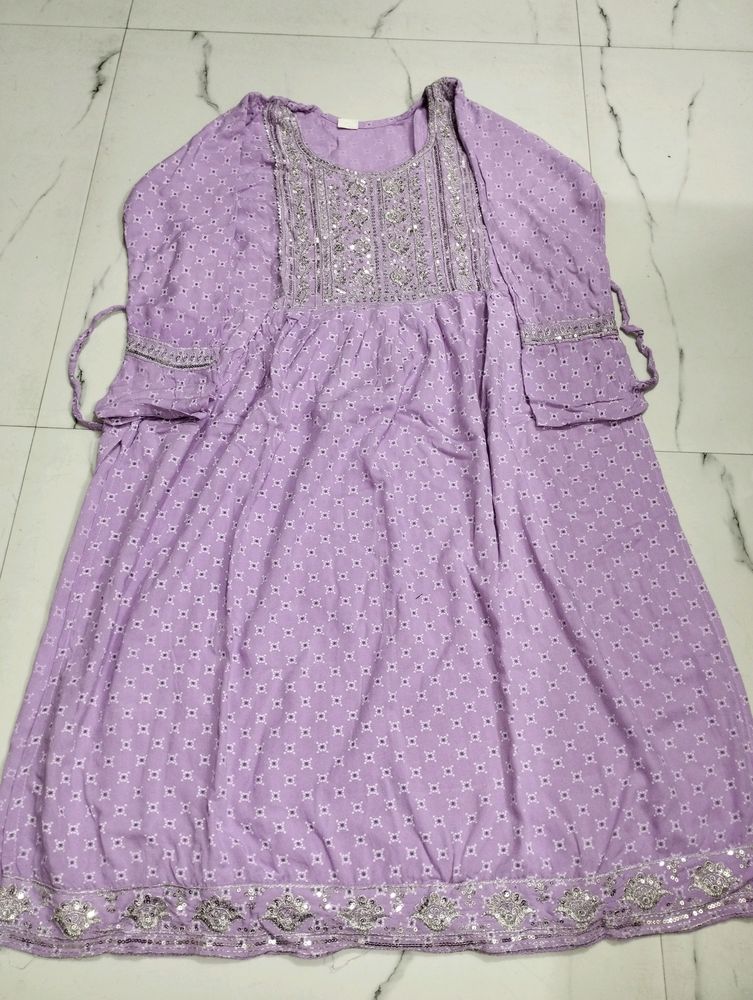 Brand New Naira Cut Kurti With Pent