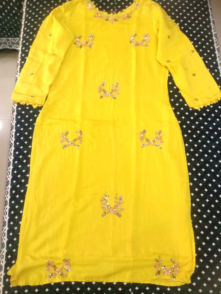 Yellow Kurta.