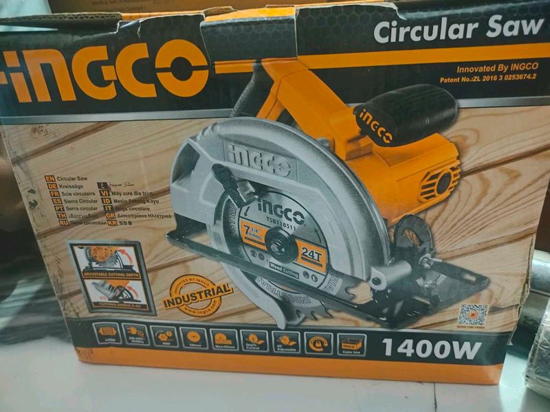 New Ingco Circular Electrical Saw 1400 W