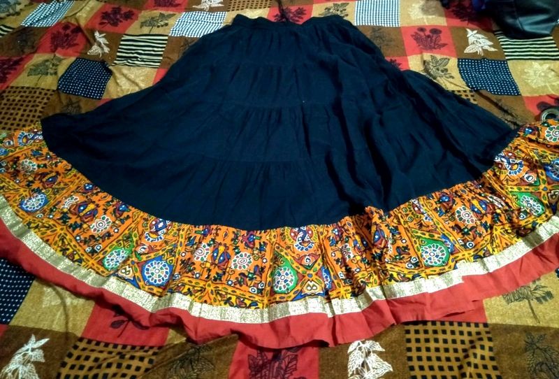 130rs Only_black Ethnic Skirt