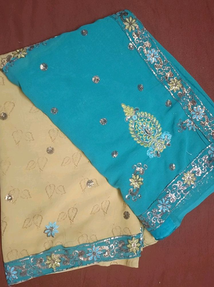 Beautiful Work Silk Saree