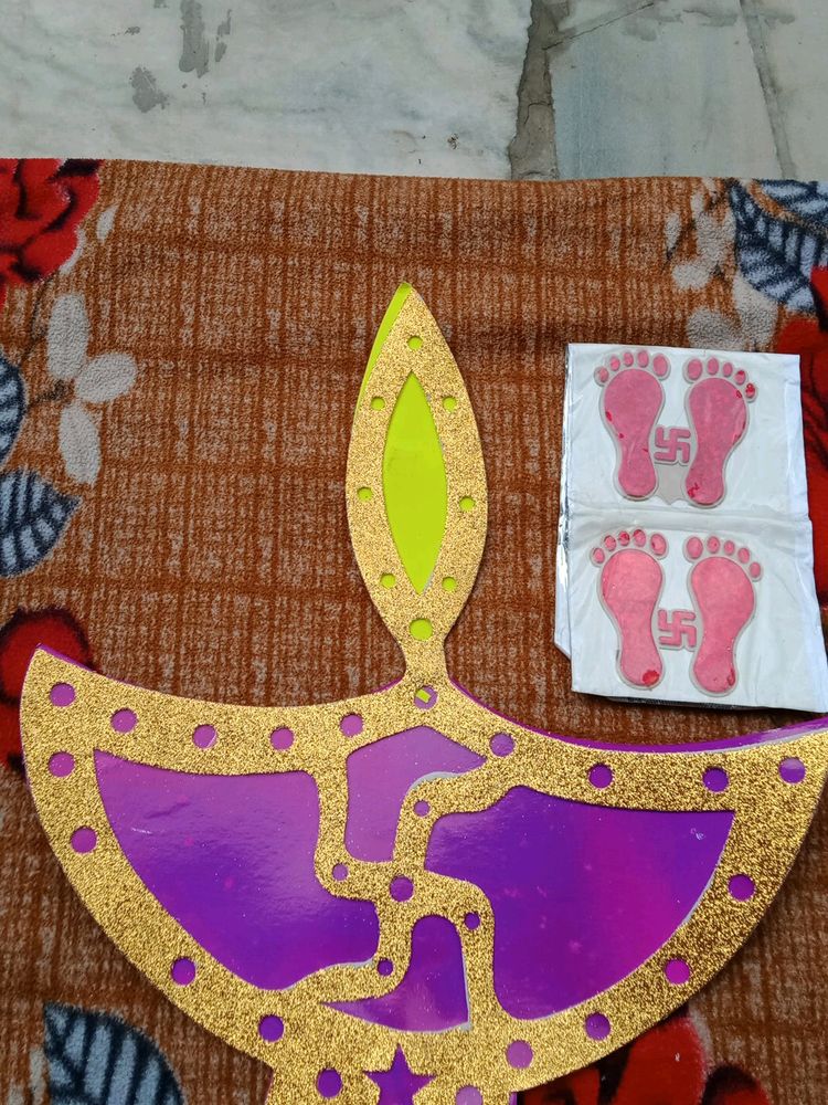 Lakshmi Charan And Diya Sticker