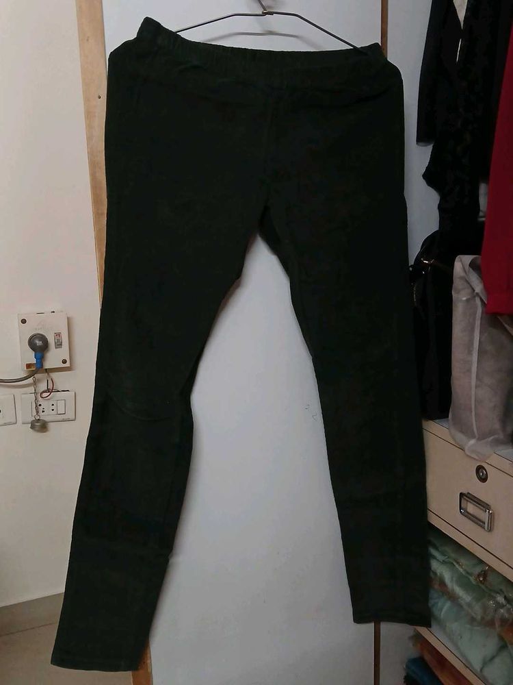 Dark Green Corduroy Pants