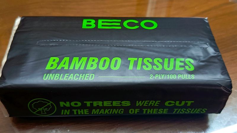 2 Pc. Bamboo Face Tissues + Cotton Buds